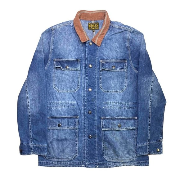 Obey denim jean jacket - Picture 2 of 8